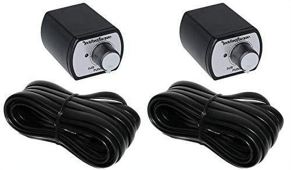 2 Rockford Fosgate PEQ Remote Wired Punch EQ for 2007+ Power & Punch
