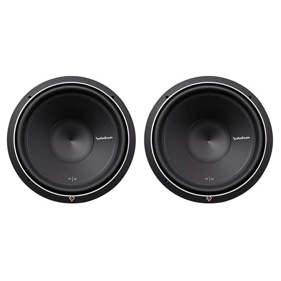 2 Rockford Fosgate Punch P2D2-12 Punch P2 DVC 2 Ohm 12-Inch 400 Watts RMS 800 Watts Peak