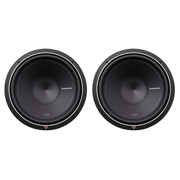 2 Rockford Fosgate Punch P2D4-12 12" 1600W Subwoofer