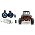 thumbnail image 1 of 2 Rockville 6.5" LED Black Tower Speakers+Memphis Amp+Bluetooth RZR/ATV/UTV/Cart, 1 of 22