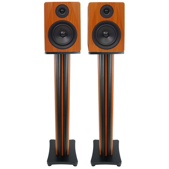 2) Rockville APM6C 6.5" Powered USB Studio Monitor Speakers+36" Premium Stands