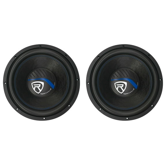 (2) Rockville K5 W12K5S2 12" 1400 Watt 2 Ohm Car Audio Subwoofers CEA Rated Subs