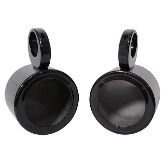 (2) Rockville MAC525B 5.25" Black Marine Wakeboard Tower Speaker Pod Enclosures