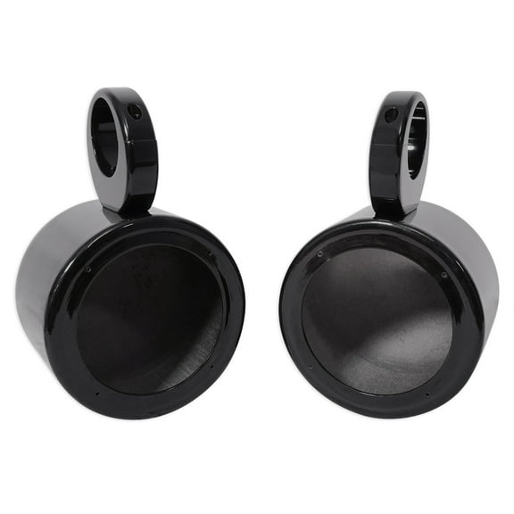(2) Rockville MAC525B 5.25" Black Marine Wakeboard Tower Speaker Pod Enclosures