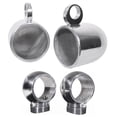 thumbnail interactive-video image 1 of Rockville MAC90B 8" 360° Swivel Black Aluminum Wakeboard Tower Speaker Pods - Pair 1 of 6