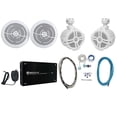 thumbnail image 1 of 2) Rockville RMC80W 8" 800w Marine Boat Speakers+2) Wakeboards+Amplifier+Amp Kit, 1 of 27