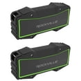 thumbnail image 1 of (2) Rockville ROCK EVERYWHERE Portable Bluetooth Speakers Wireless Stereo Sound, 1 of 11