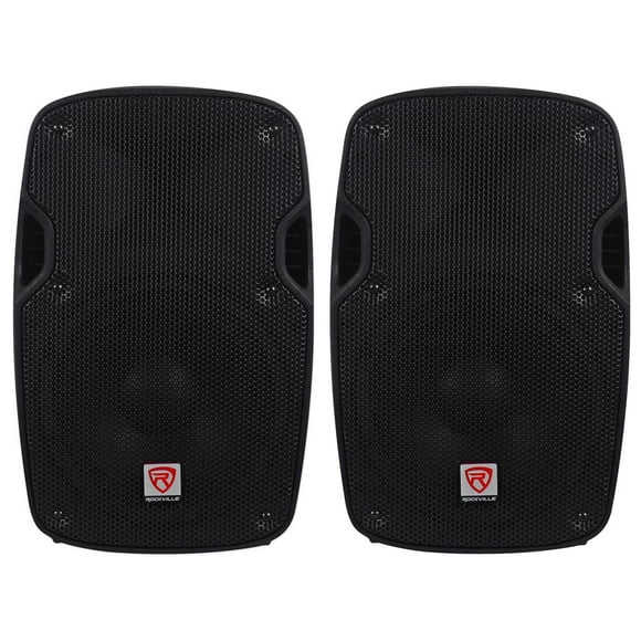 2) Rockville SPG88 8 Passive 800W DJ PA Speakers ABS Lightweight Cabinet 8 Ohm