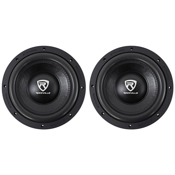 (2) Rockville W10K6D2 V2 10" 4000 Watt Car Audio Subwoofers Dual 2-Ohm Subs