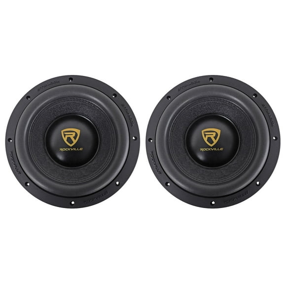 (2) Rockville W10K9D4 10" 6400 Watt Car Audio Subwoofers Dual 4-Ohm Subs