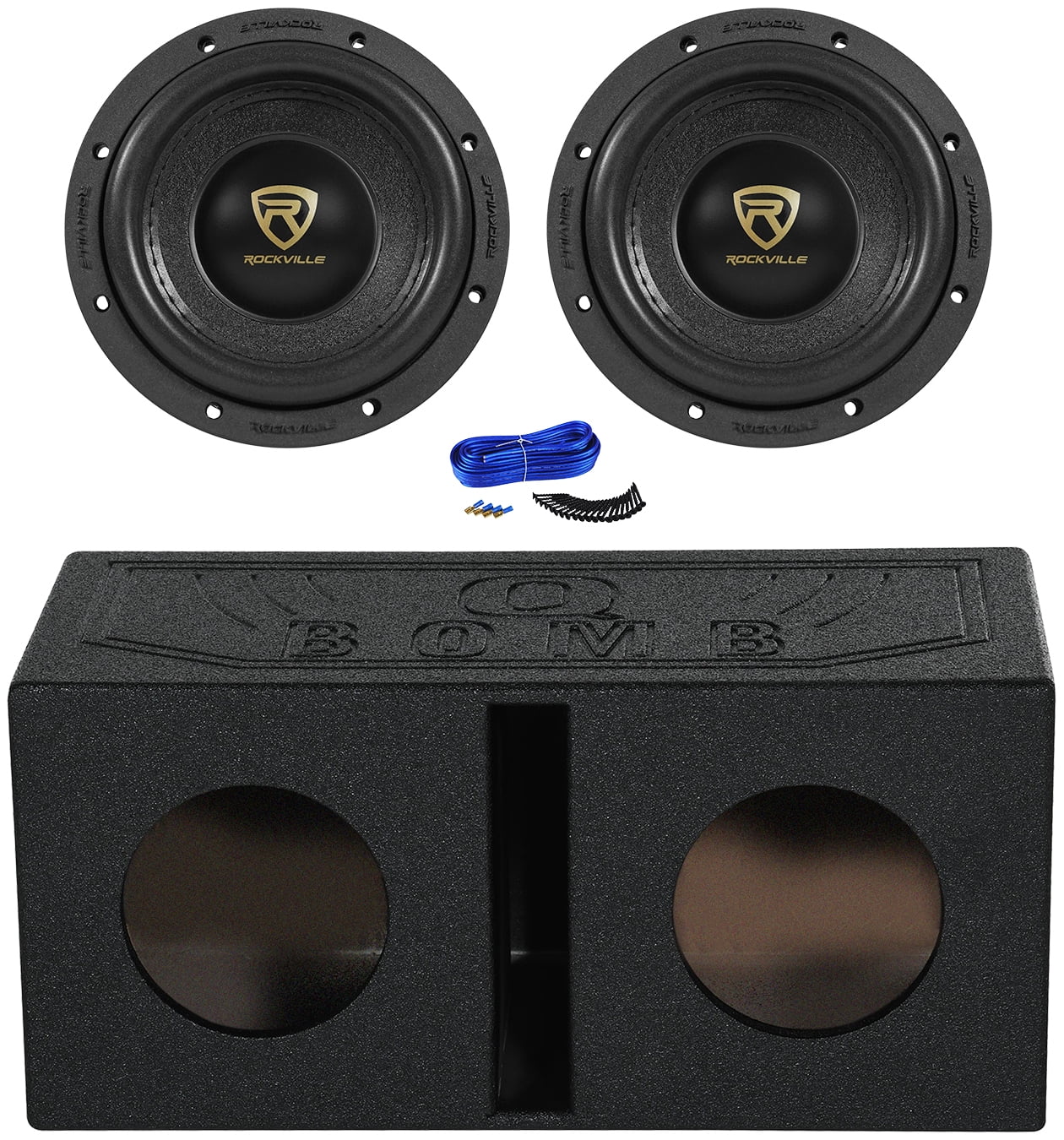 Rockville 6.5 Inch Subwoofers & 6 1/2 Inch Car Subs | Walmart