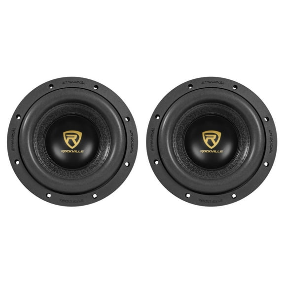 (2) Rockville W8K9D4 8" 2000 Watt Car Stereo Subwoofers Dual 4-Ohm CEA Subs