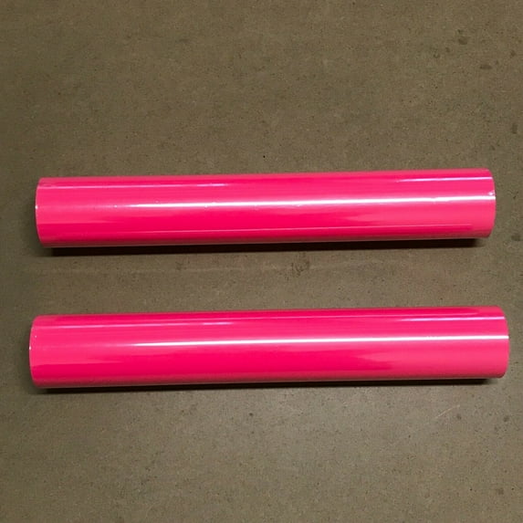 2 Roll 12" x 5Feet 12Feet Pink HTV Iron On Heat Transfer Vinyl for T Shirt Bags Hats Shoes Cricut