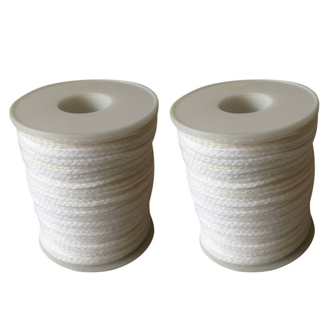 2 Roll 61m 24 Strand Smokeless Cotton Candle Wick DIY Candle Making