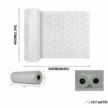 2 Rolls Air Cushion Machine Film - 984ft X 15.7in - Air Bubble Pillow Wrap For Packing & Shipping
