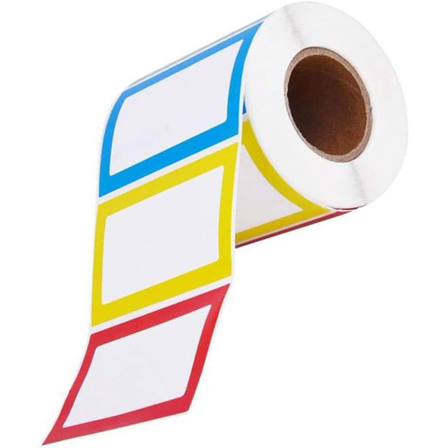 2 Roll Color Stickers Sticker Labels Cartoon Stickers Clothes Labels Name Label Stickers Labels