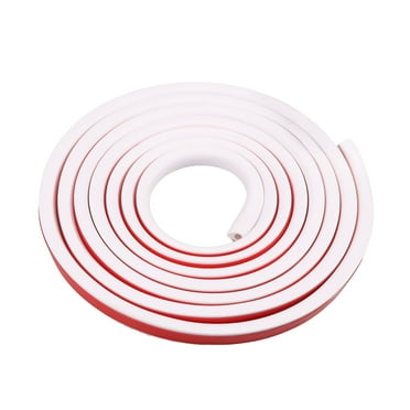 2 Roll Cord Hider Adhesive Wall Cable Concealer Flexible Cable Hider Cover White Wire Cover Raceway Wall Cord Cover Hider 3/5/8 Meter for Hiding Cable