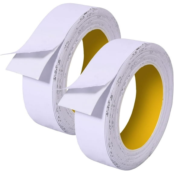 2 Roll EVA Adhesive Tape White 30mm 5.47 Yards(5m)/Roll