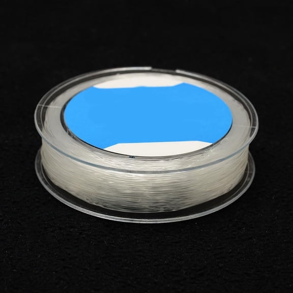 2 Roll Elastic Thread Clear 0.7mm 65.61 yards(60m)/roll