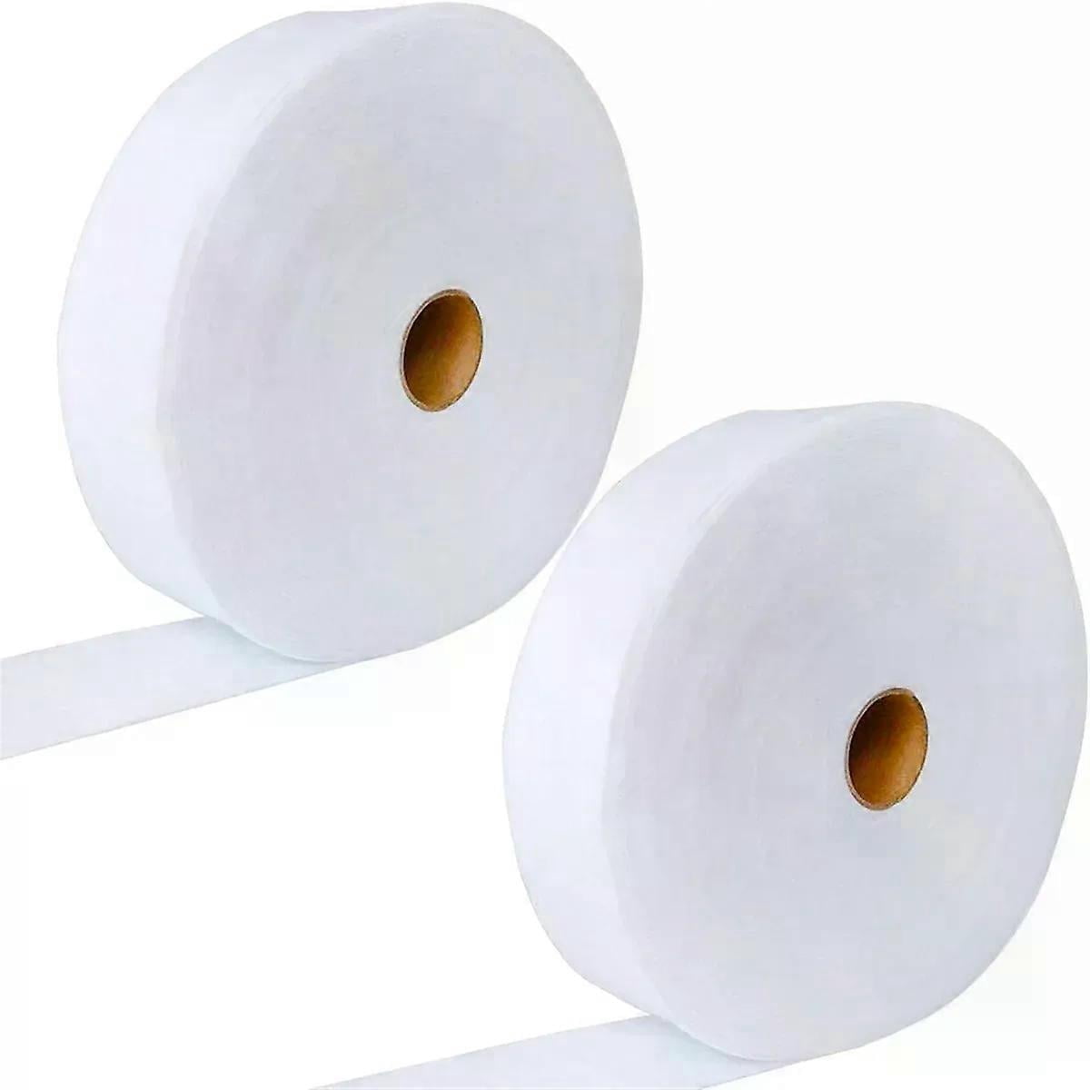 2 Roll Jelly Roll Batting Strip 2.25 Inch Cotton Blend Fleece 70 Yards Total For Rugs Sewing Crafts