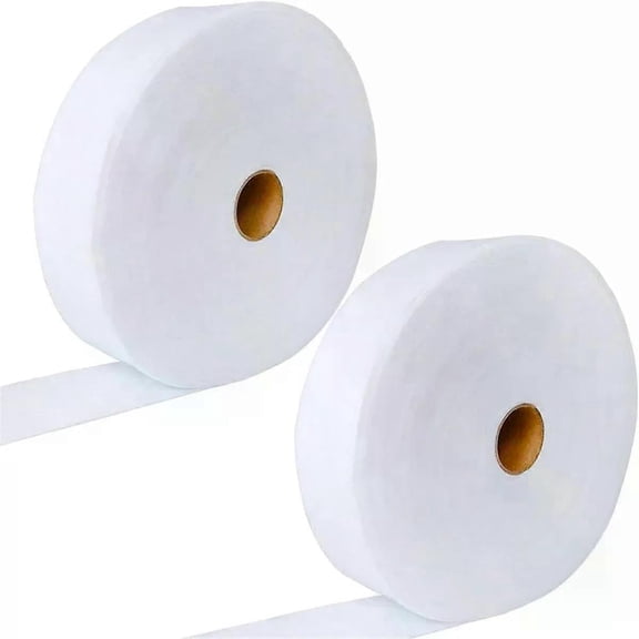 2 Roll Jelly Roll Batting Strip 2.25 Inch Cotton Blend Fleece 70 Yards Total For Rugs Sewing Crafts