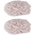 thumbnail image 1 of 2 Roll Skeins Super Soft Fur Yarn Chunky Fluffy Faux Fur Yarn Fluffy Eyelash Yarn for Crochet Knit Blanket Rug Clothes Knitting-2×30m(2×32.8yds,51g×2)-Sky Blue, 1 of 7