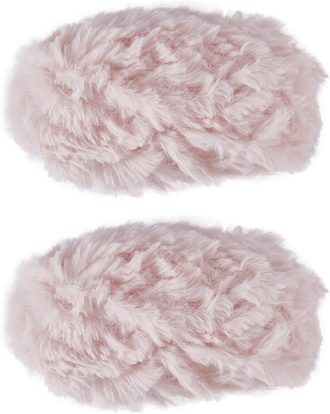 Super Soft Fluffy Fur Yarn - 2 Rolls (100g Each) Chunky Knitting Crochet Yarn For Scarves, Blankets, Hats - View #7