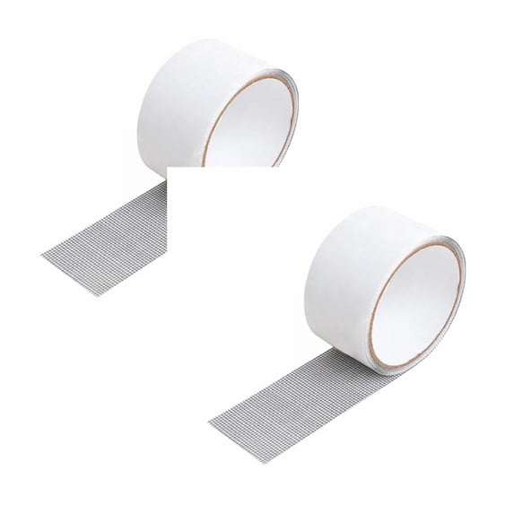 2 Roll Window Screen Repair Kit Tape, Self-Adhesive Screen Window Repair Tape Mosquito Prevention Net Cover Screen Door Tent Repair Patch