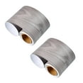 thumbnail image 1 of 2 Roll Wood Grain Wallpaper Border,Removable Mirror Frame Sticker,3.9 in x 16.4 ft Waterproof Bathroom PVC Mirror Frame Sticker,Self Adhesive Border Decor or Kitchen Wall Desk Dining Table Decor,Gray, 1 of 7