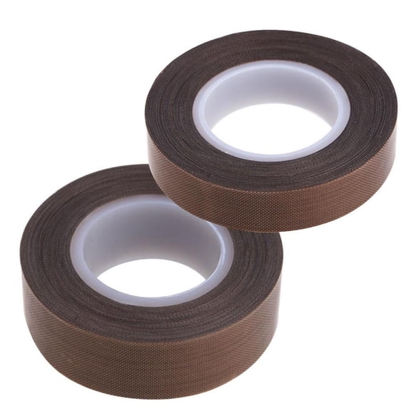 2 Rolls 1/2 Inch x 33 Feet Low Friction Tape High Temperature Teflon Tape,Squeak&Abrasion Resistant, Surface Protection for Wood,Drawer,Cabinet, Furniture, Vacuum Sealer & Hand Impulse Sealers