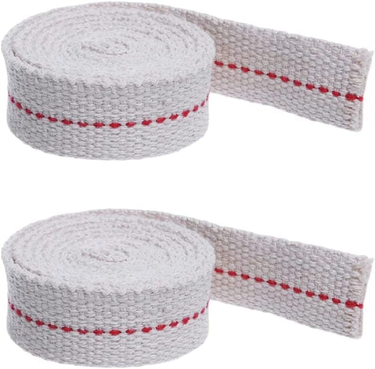 2 Rolls 1 Inch Wide Cotton Lantern Wick Cotton Oil Lamp Wick Flat