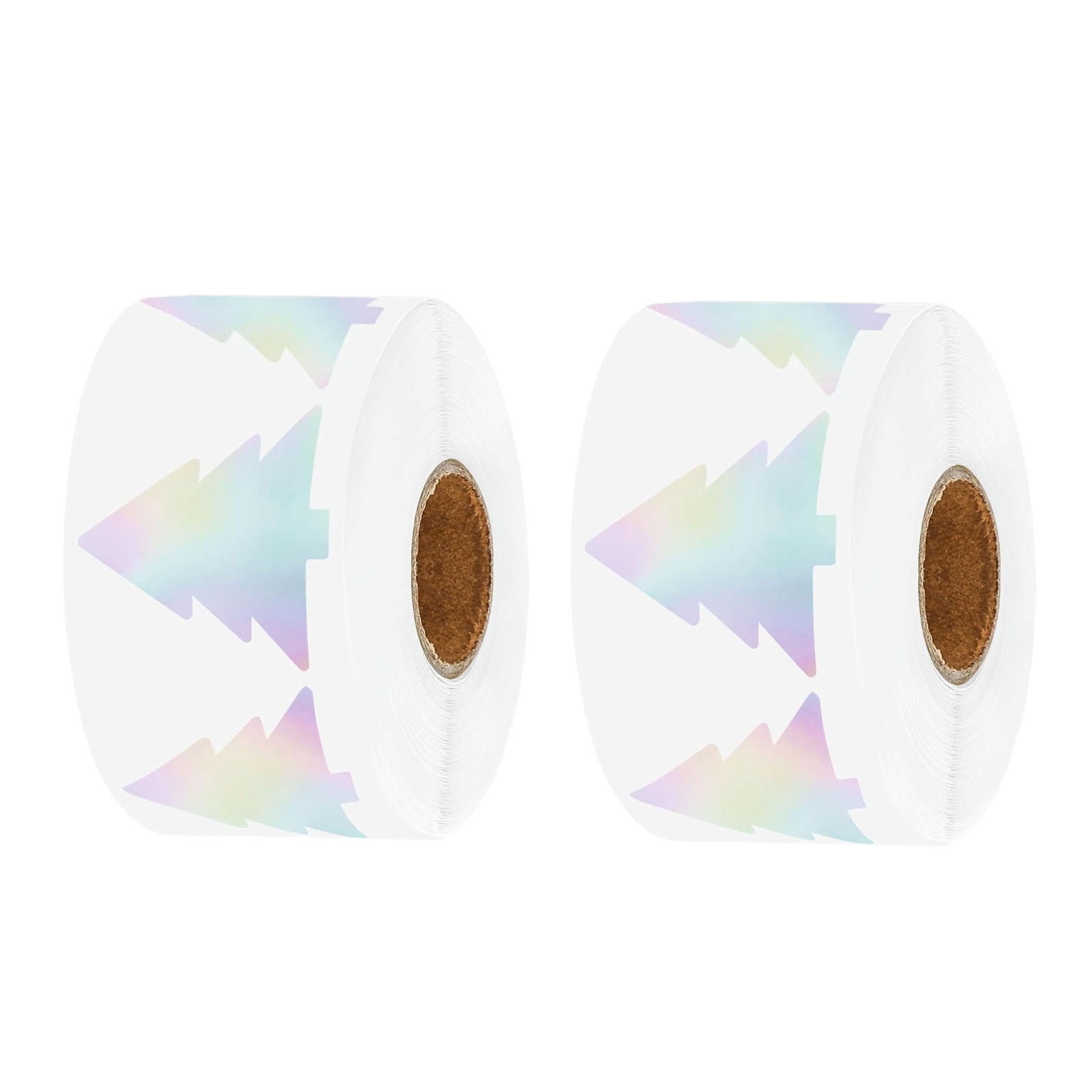 Festive Rectangular Note Sticker 2 Rolls 1000pcs Sticker Total Holiday Themes Round Reflective Sticker ...
