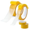 thumbnail image 1 of 2 Rolls 2 Styles Plastic Double Sided Adhesive Tapes for Fixing Carpet Bookbinding Repair Cloth Tape Dark Goldenrod 2.5~5cm 1 roll/style DIY, 1 of 5