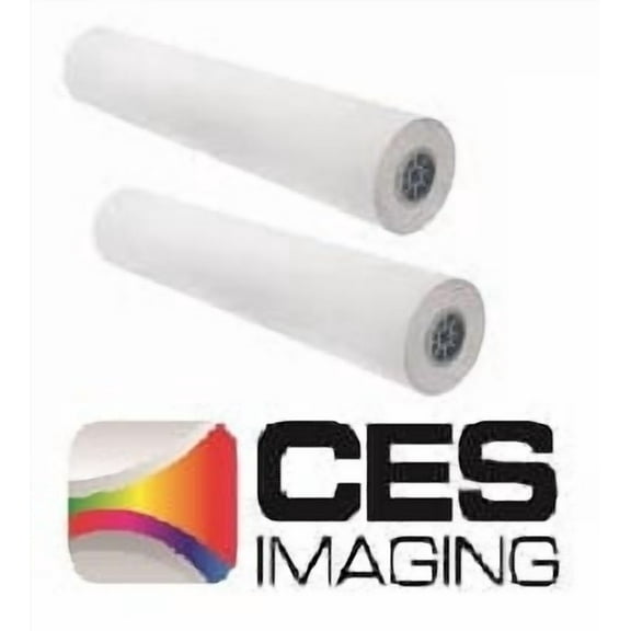 2 Rolls 24" X 300' (24 Inch X 300 Foot) 20lb Bond Paper 2" Core