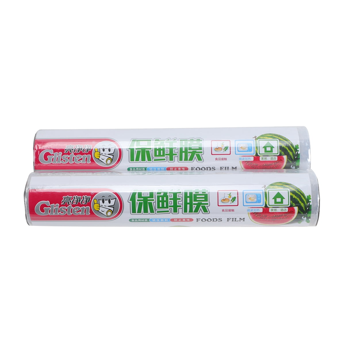 2 Rolls 30CMx45M Disposable Food Cling Wrap Roll Foodservice Film Boxed