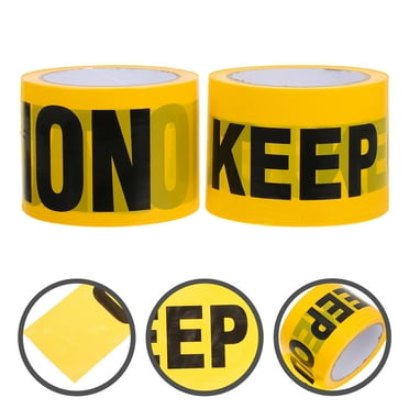 Police Line Do Not Cross Tape Set For Safety With High-Visibility