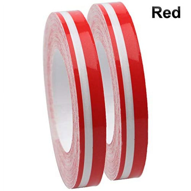 2 Rolls 33Ft (9.8m) Pinstripe Solid Pinstriping Tape Vinyl Car Decal