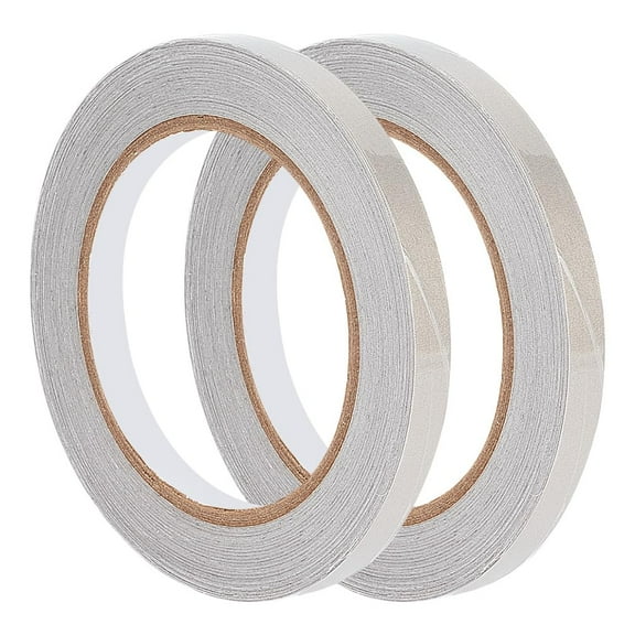 2 Rolls 40M Double Sided Conductive Adhesive Tape 0.4" x65.6 High Shielding Tape Sticky Waterproof Conductive Tape for EMI Shielding Interference Signal Blocking Cable Wire Silver