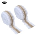 thumbnail image 1 of 2 Rolls 5m Retro Style Linen Lace Roll Ribbon Wedding Party DIY Decor AccessoriesType 1, 1 of 8