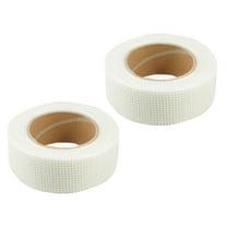 2 Rolls 65 FT x 2" Self Adhesive Fiberglass Cloth Tape White Mesh for Drywall