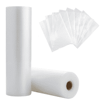 2 Rolls 8" x 12' Vacuum Sealer Bags,Vacuum Seal Rolls for Food Saver,Seal a Meal,BPA Free Food Vac Bags for Storage