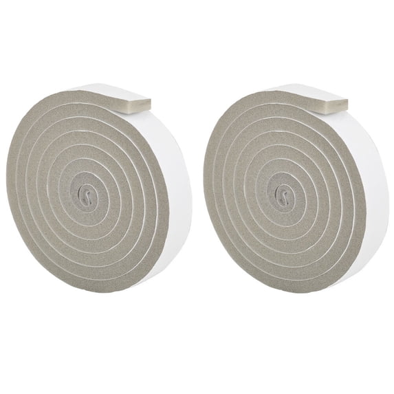 2 Rolls Air Conditioner Foams Insulating Strips High Resilience Window Strips Weather Seal Tapes
