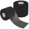 2 Rolls Athletic Tape 65.6 ft Per Roll Athletic Sports Foam Tape Black