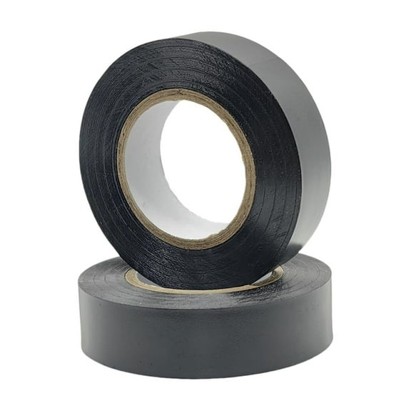 2 Rolls Black Electrical Tape Vinyl - 3/4 Inch 66 Feet Professional Insulating PVC Electric Tape Flame Retardant Waterproof for All Weather Under 600V Home Outdoor Indoor Wire Insulation Use