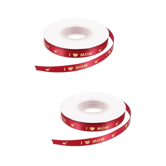 2 Rolls Gold Ribbon Candy Molds for Party Decorations, Baking Supplies, Gift Wrapping, and Crafting