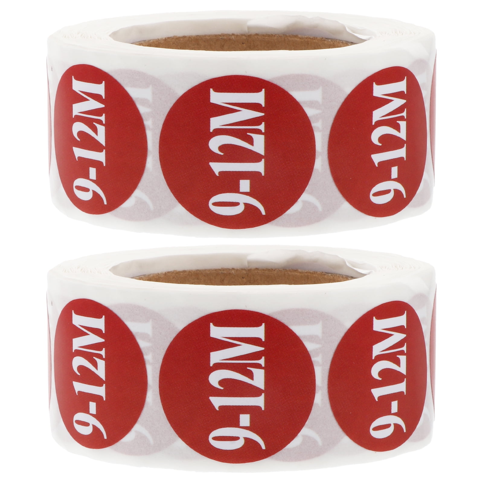 2 Rolls Clothing Size Stickers Stickers Labels Round Sticker Baby