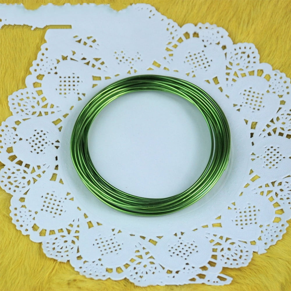 2 Rolls Colorful Aluminum Wire Metal Armature Wire Bendable Sculpting