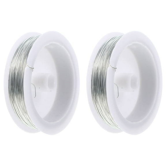 2 Rolls DIY Thin Wire Colored Wires Colorful Jewelry Galvanized Bailing Handicraft