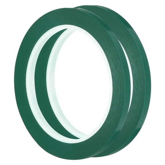 Uxcell Graphic Tape Whiteboard Grid Marking Tape Pinstripe Chart Line Green 1/4" x 60 Yard 2