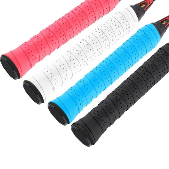 2 Rolls Grip Finishing Tape, 0.39 Inch × 11 Yards PVC Tennis Badminton Racquet Grip Tape Tennis Racket Wrap Grip Accessories Vinyl Extra Raquet Finishing Grip Sticky Seal for Tennis Badminton B84
